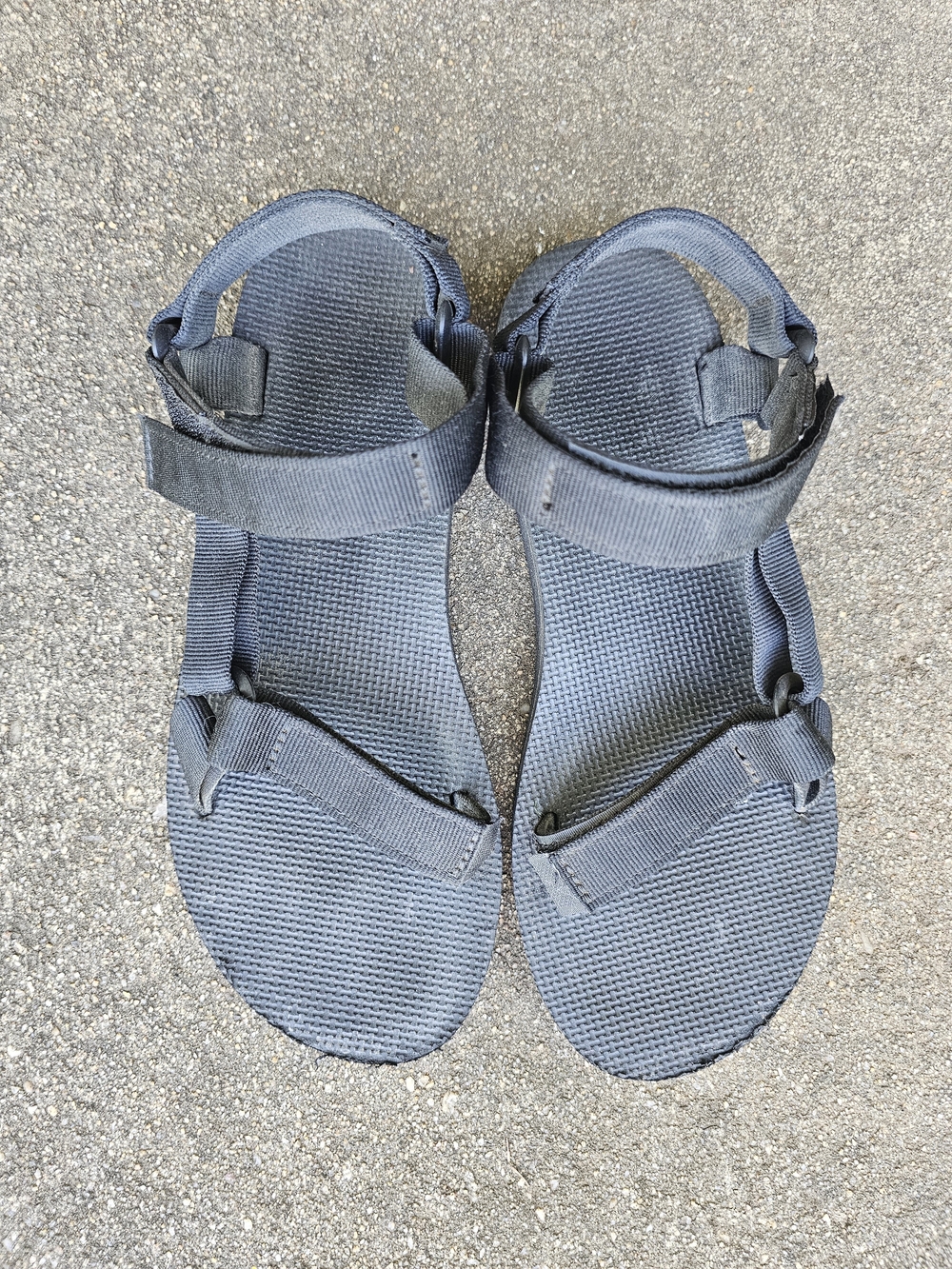 Teva Original Universal Black Adjustable Outdoor Sandals